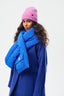 Szalik pikowany Cobalt Ice