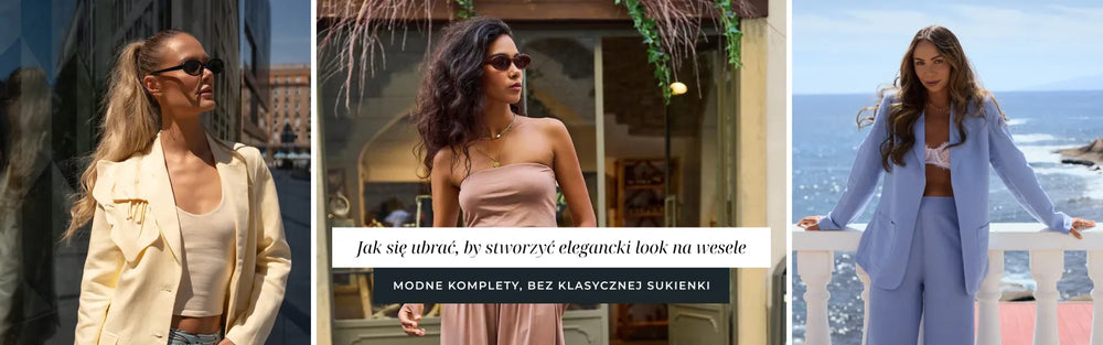 Jak się ubrać, by stworzyć elegancki look na wesele bez klasycznej sukienki – modne komplety.