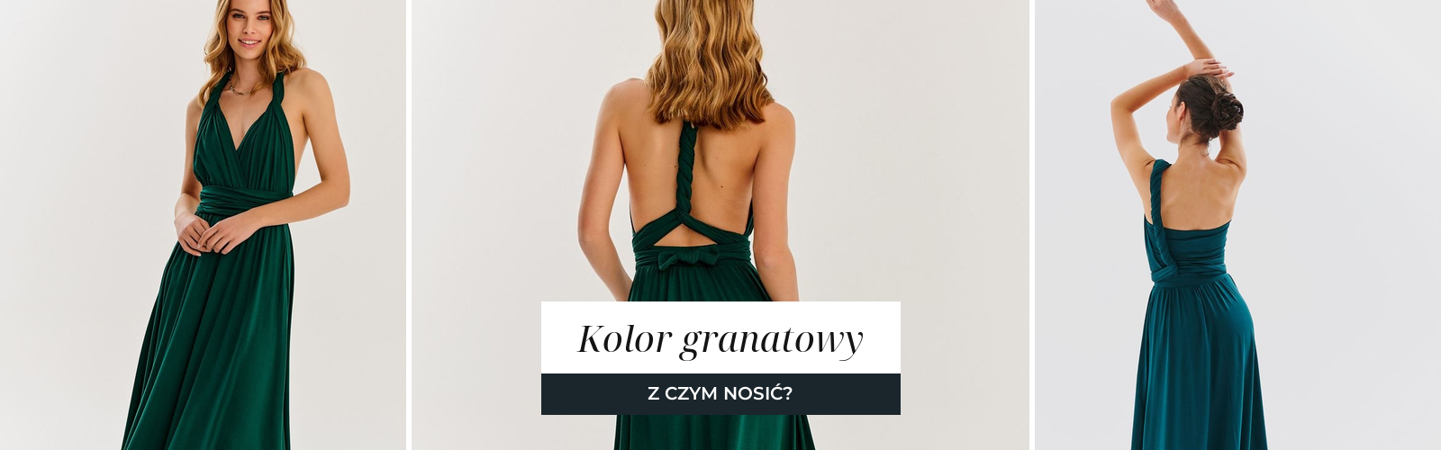 Stylizacja z granatem zestawionym z jasnymi dodatkami, elegancki zestaw.