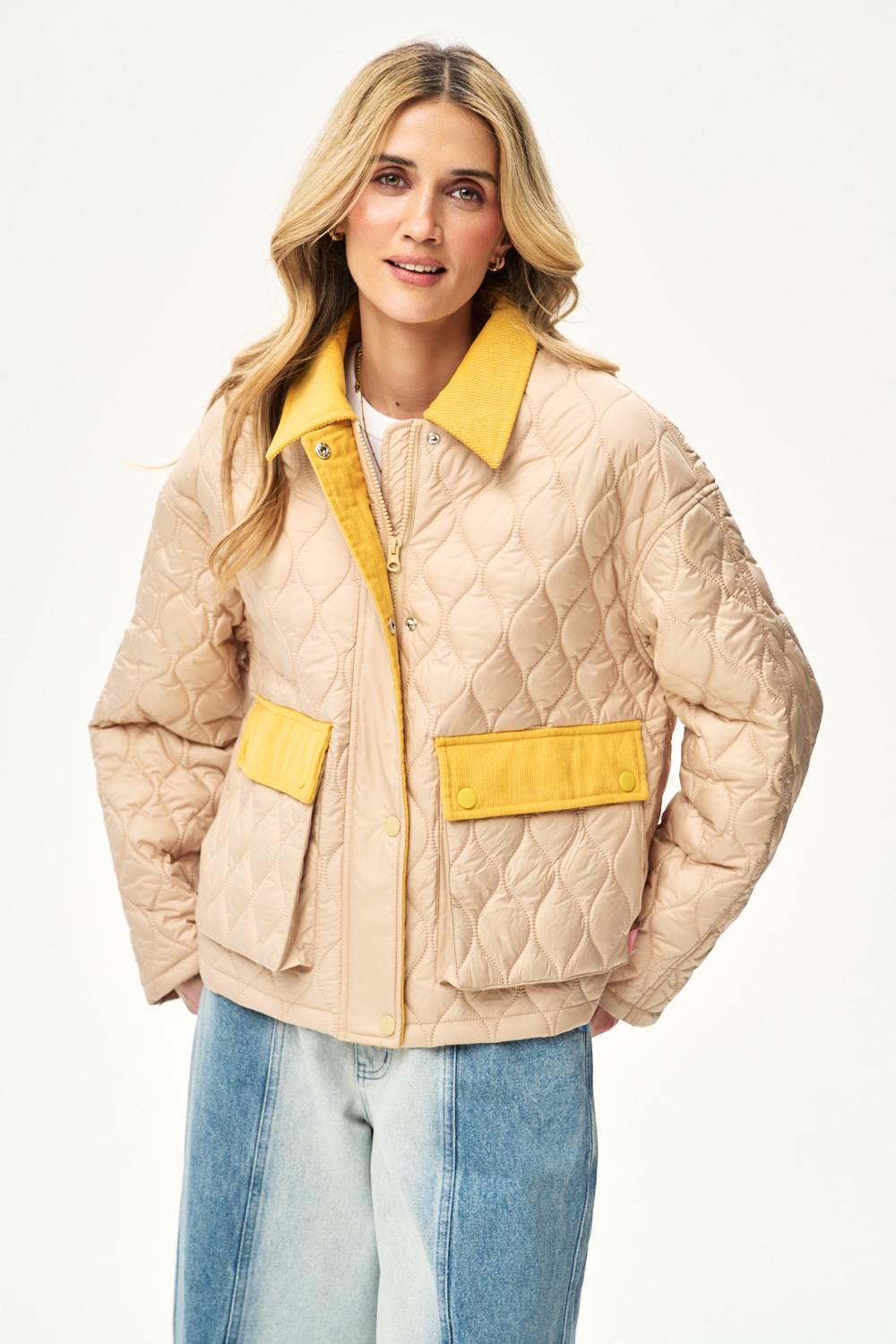 Kurtka pikowana Honeycomb