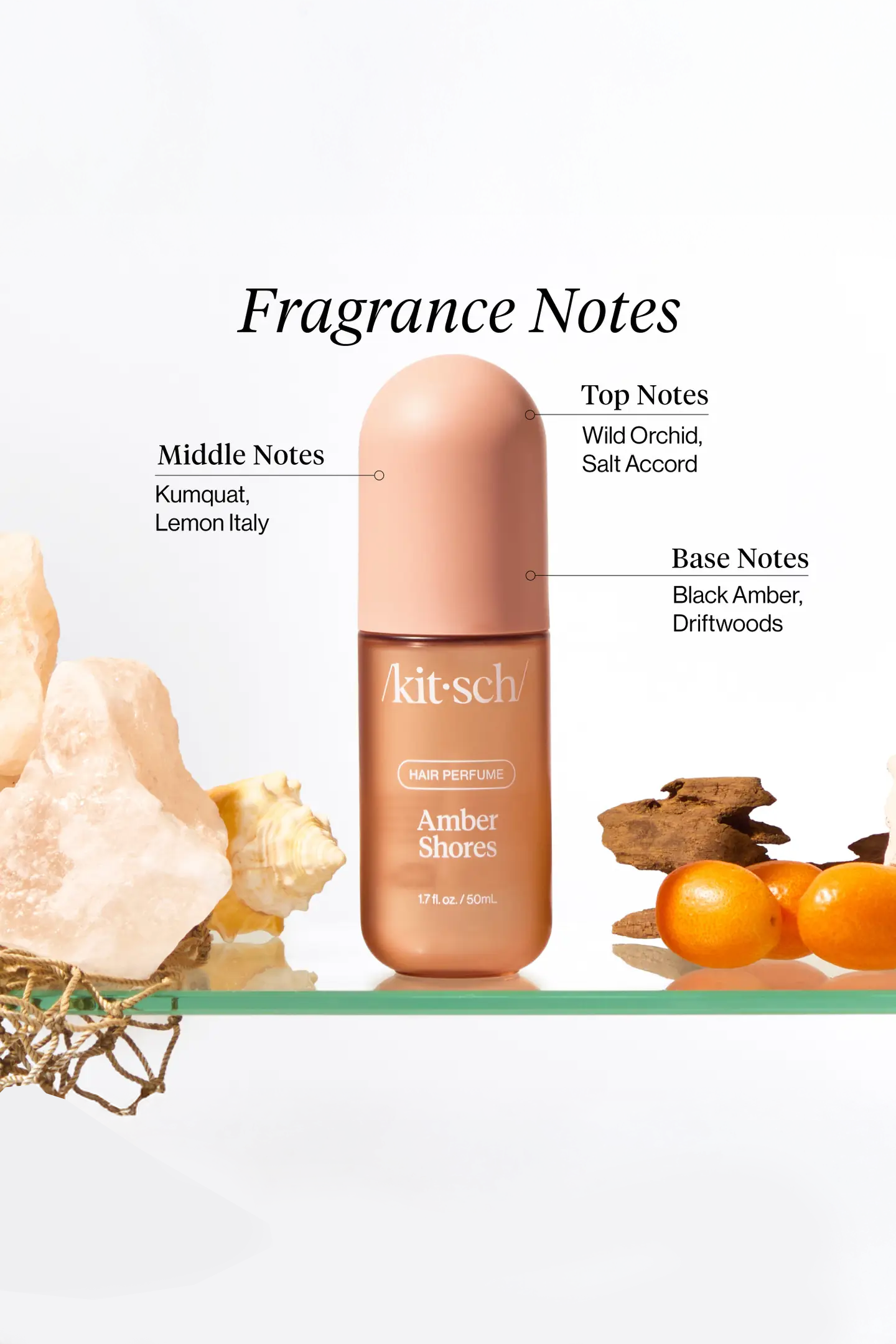 Perfumy do włosów Amber Shores