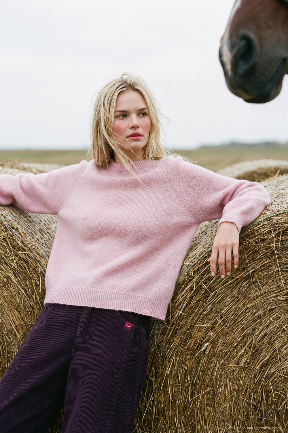 Sweter z kaszmirem Quiet Blush