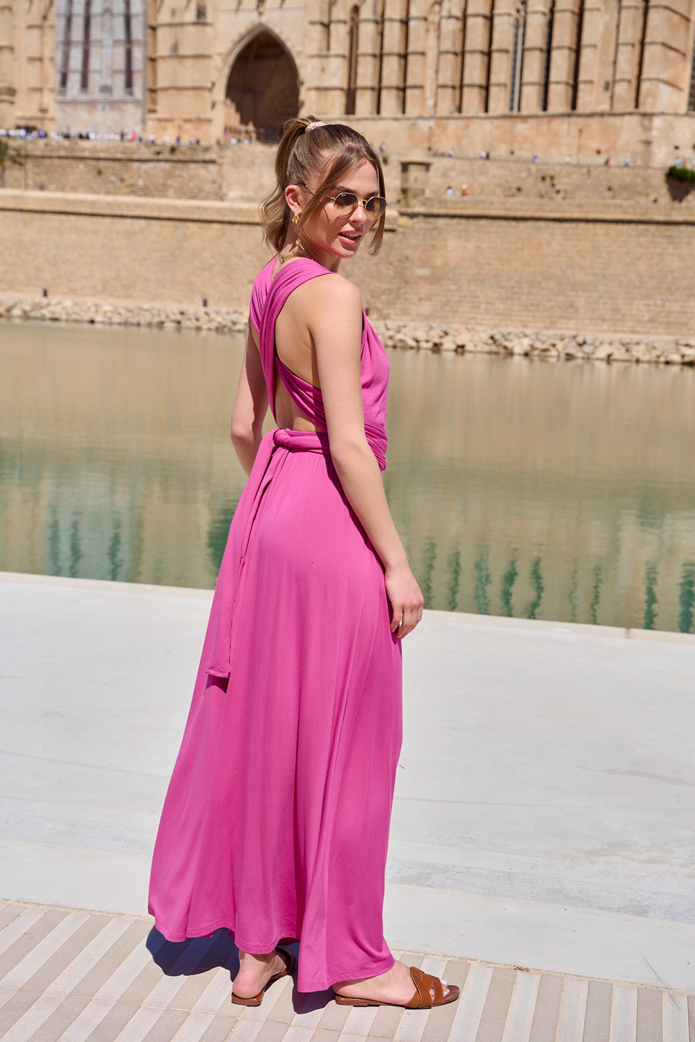 Sukienka infinity maxi Rose Amour