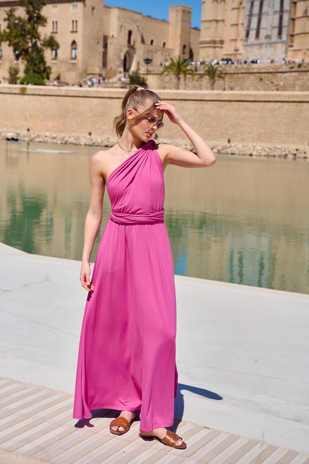 Sukienka infinity maxi Rose Amour