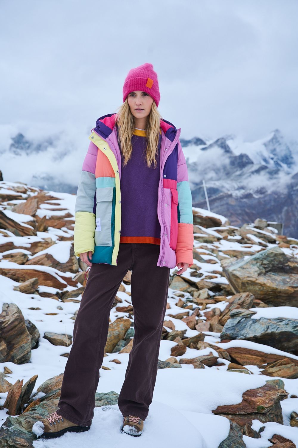Kurtka zimowa Tromso Colorblock