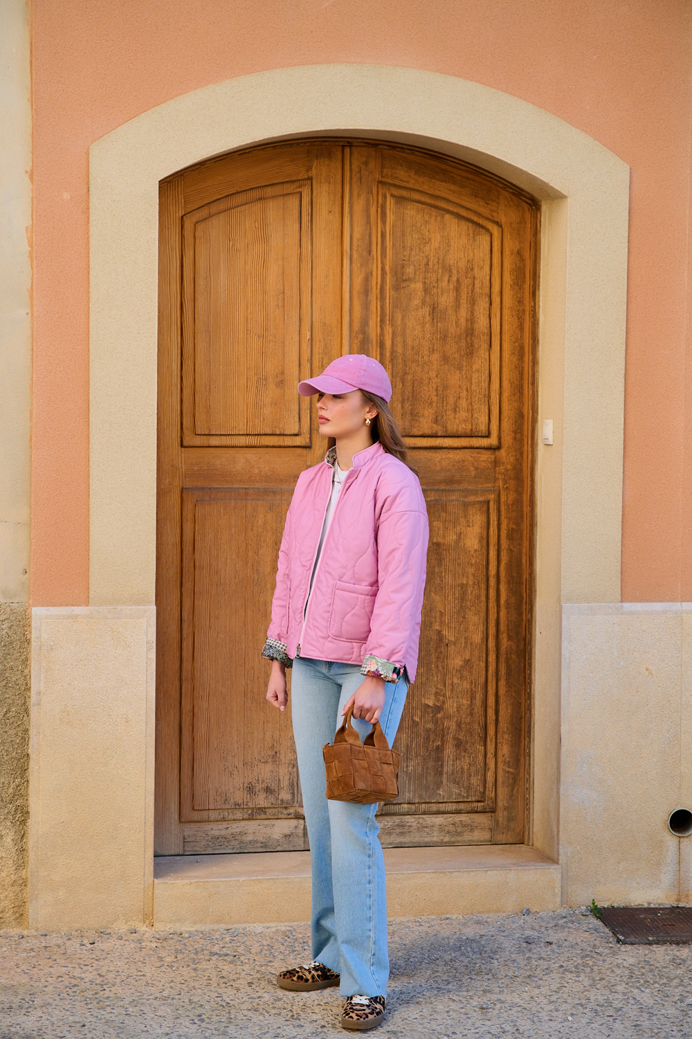 Kurtka dwustronna Pink Meadow
