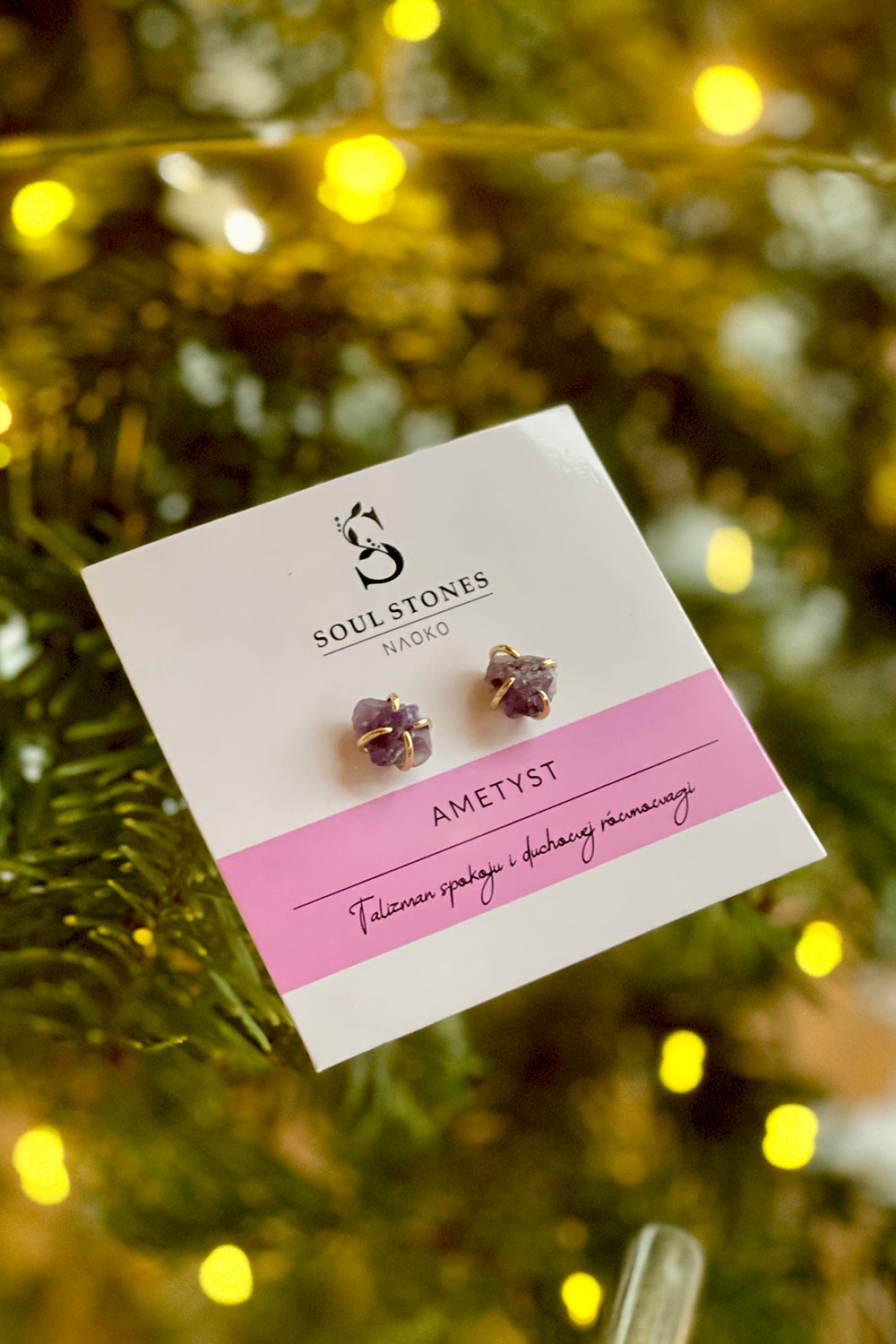 Kolczyki Soul Stones Amethyst