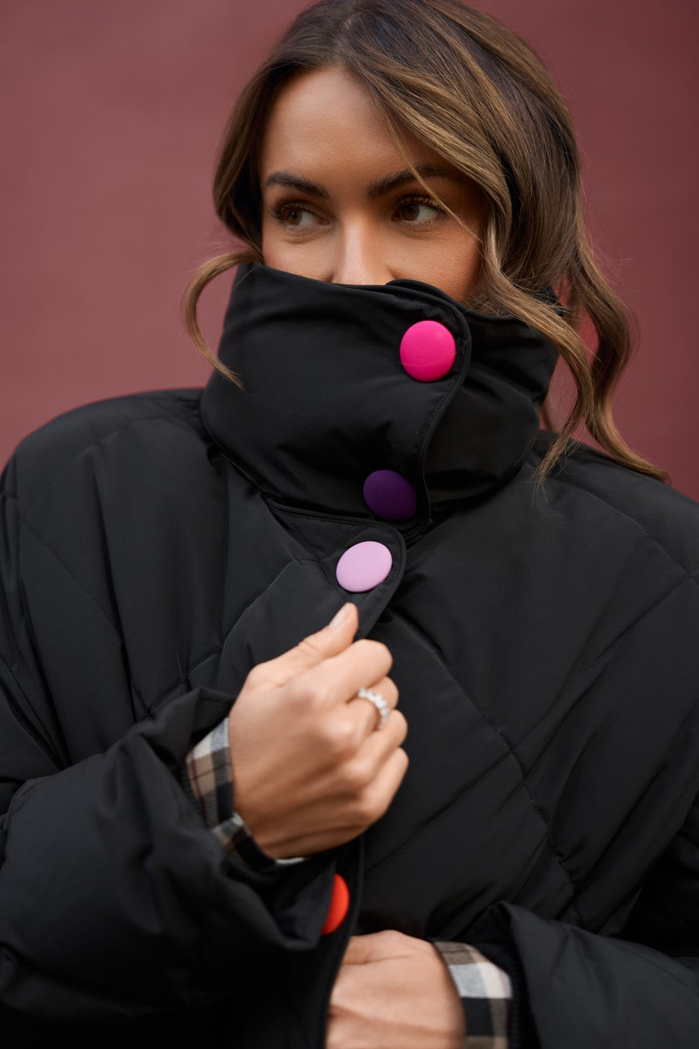 Kurtka puchowa Meribel Dark Candy