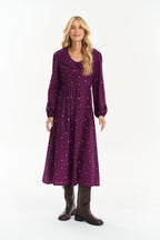 Sukienka midi Plum Funghetti