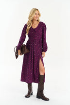 Sukienka midi Plum Funghetti