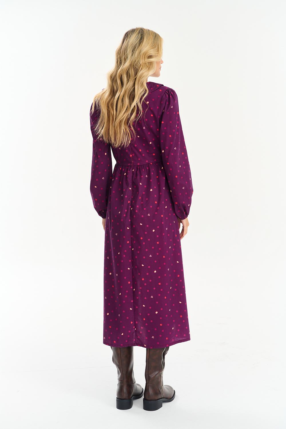 Sukienka midi Plum Funghetti
