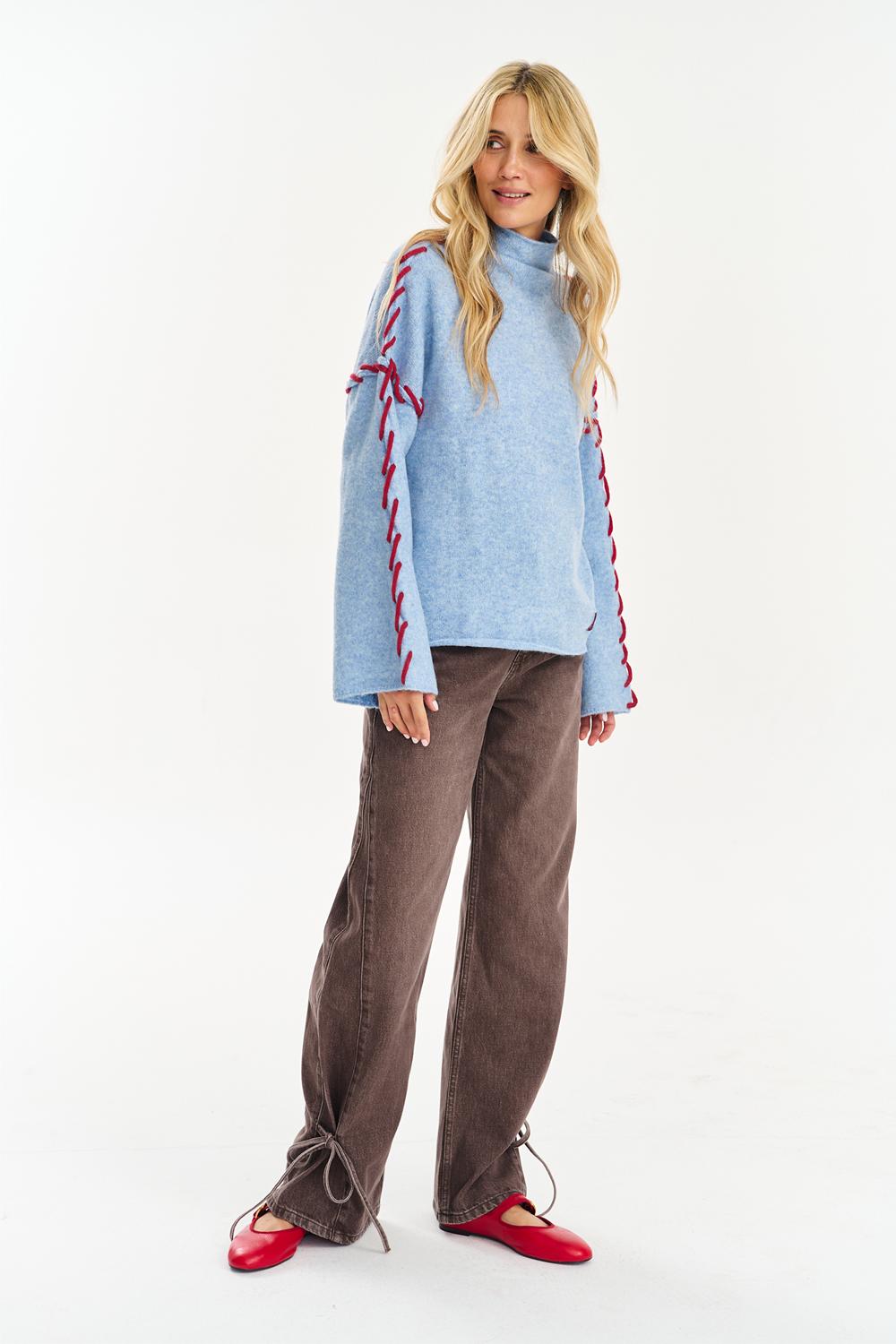 Sweter z wełną Nordic Craft