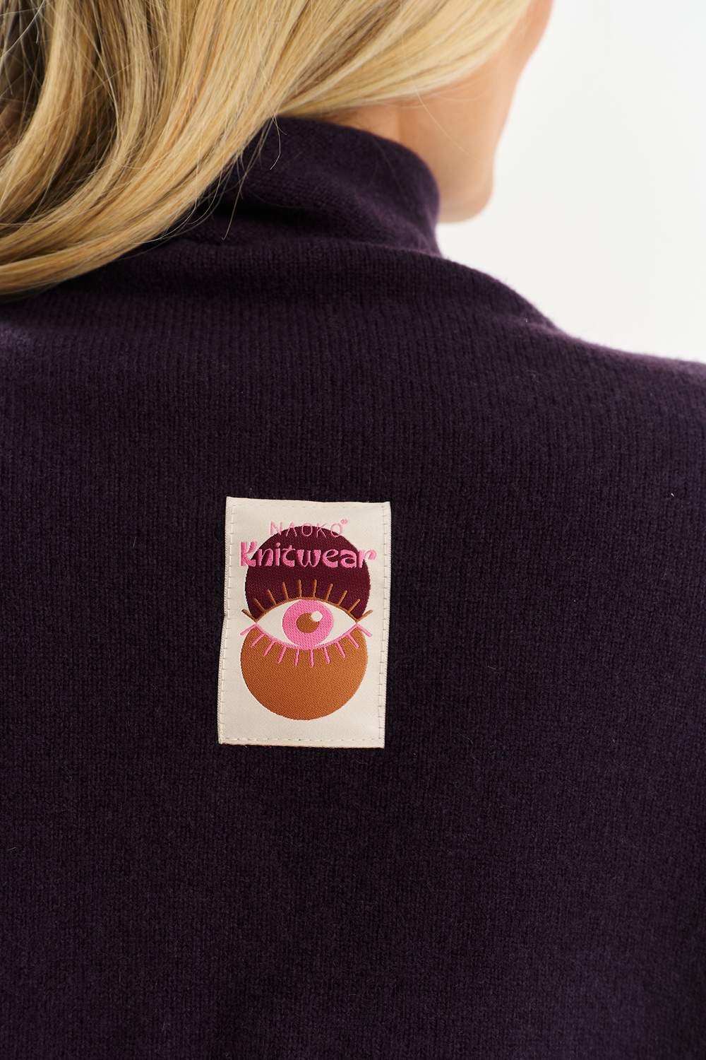 Sweter golf merino z kaszmirem Ganache