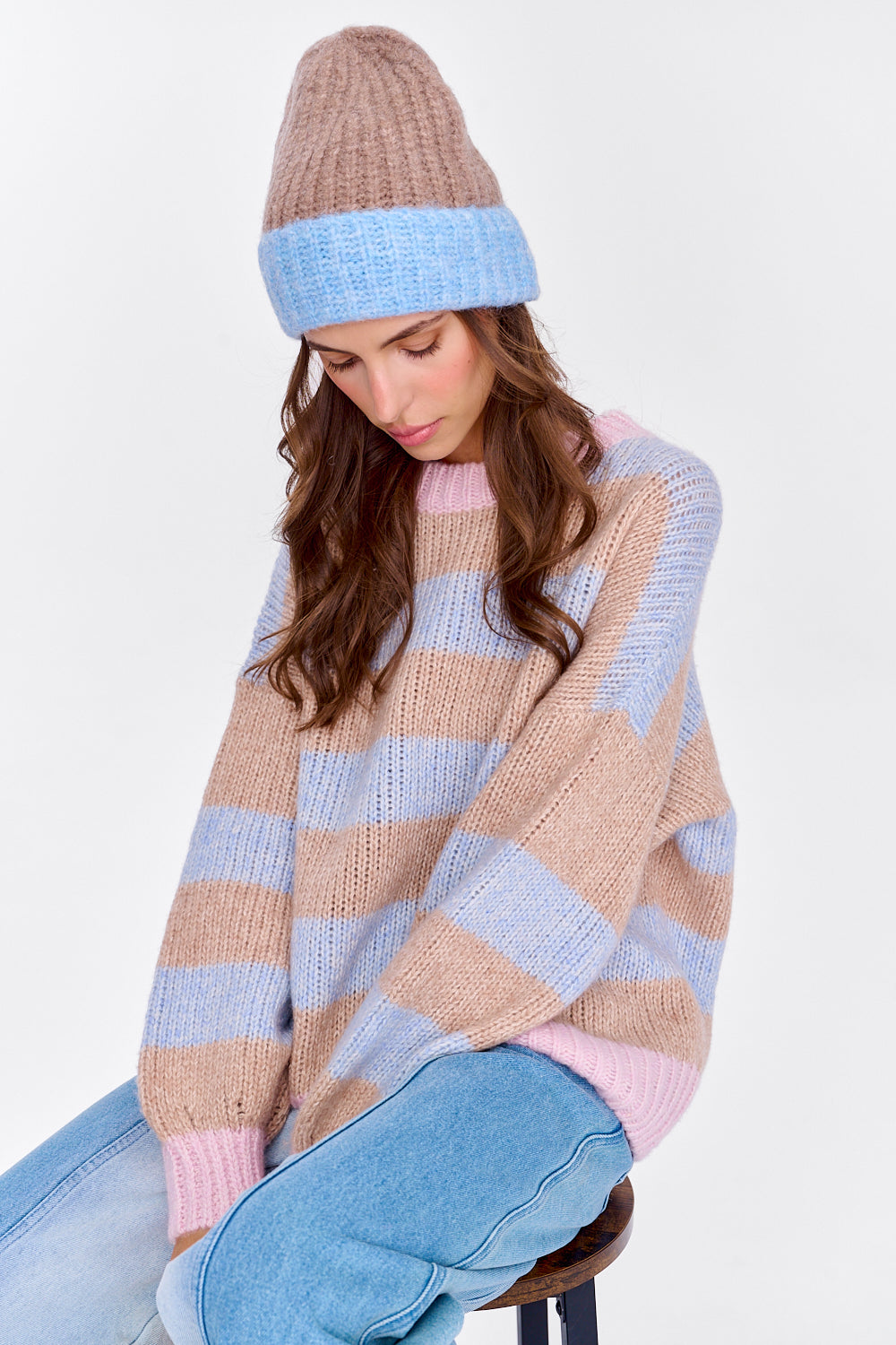 Sweter z wełną Frosted Cloud