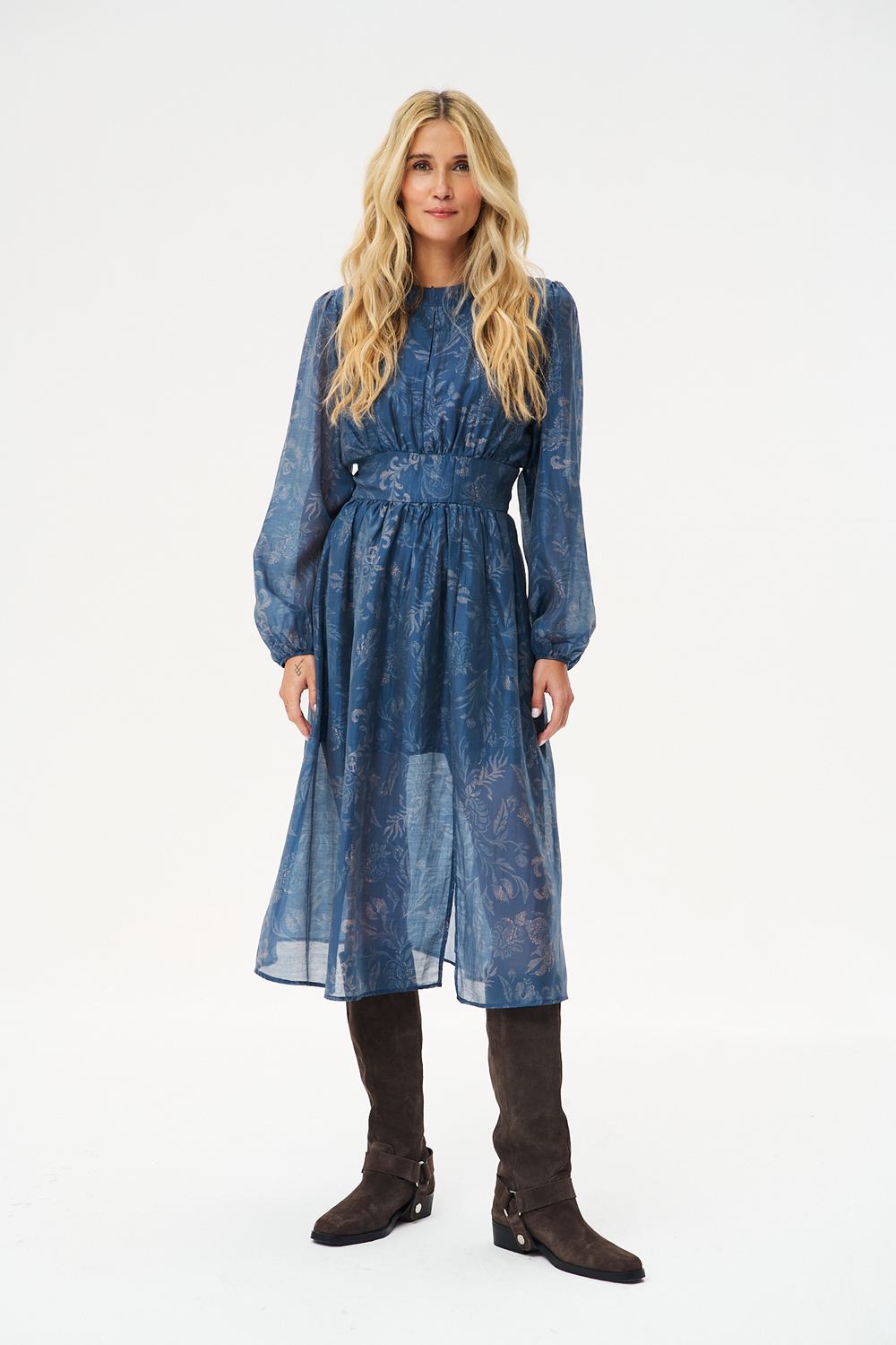 Sukienka midi Falling For Florals