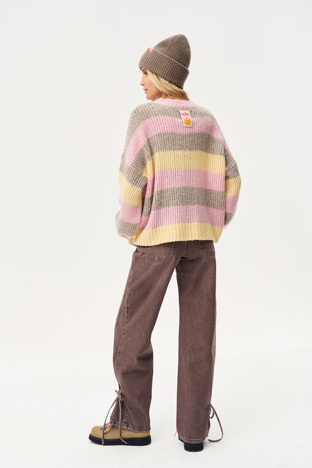 Sweter z wełną Lemon Kissed