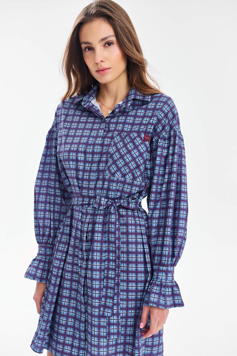 Sukienka koszulowa mini Hush and Riot