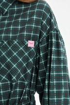 Sukienka koszulowa mini Tartan Rebel