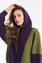 Bluza z kapturem City Plum