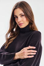Sweter moherowy z golfem Cheyenne