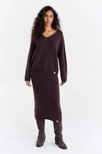 Sweter Espresso Bloom