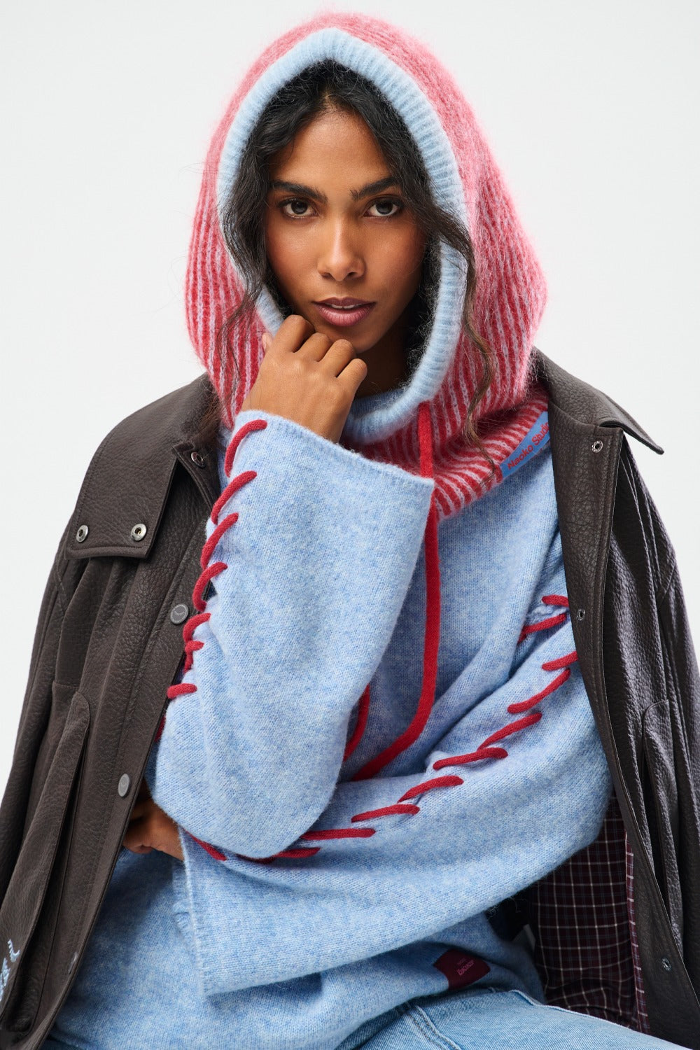 Czapka Balaclava Candy Cane