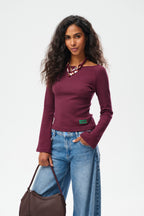 Longsleeve Raspberry Ribbon