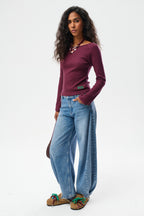 Longsleeve Raspberry Ribbon