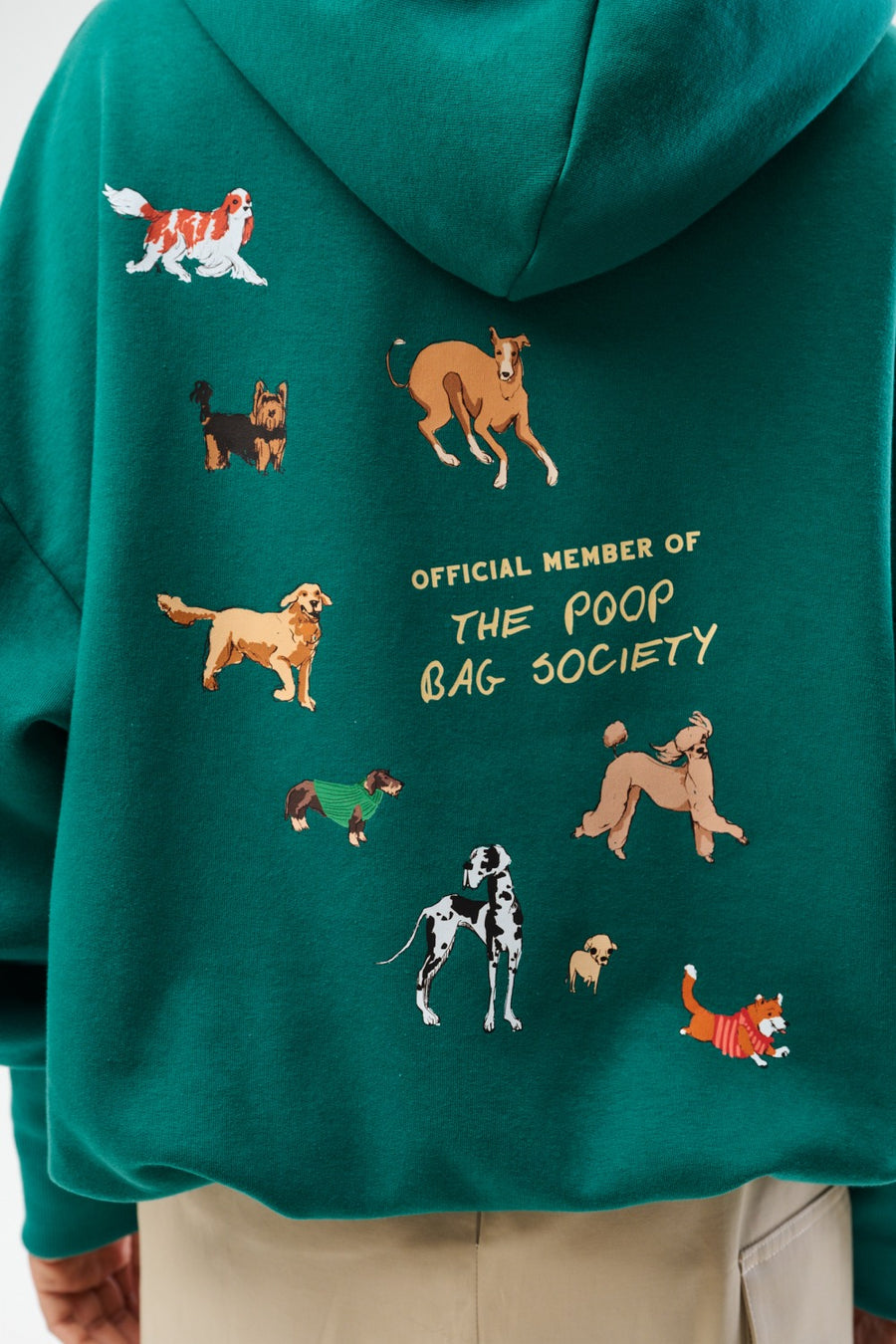 Bluza z kapturem Poop Bag Society