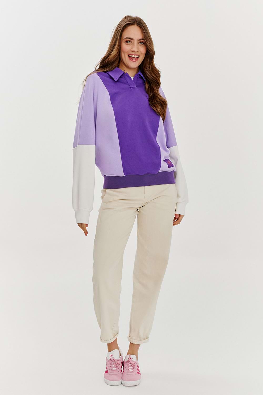 Bluza polo Mystic Plum