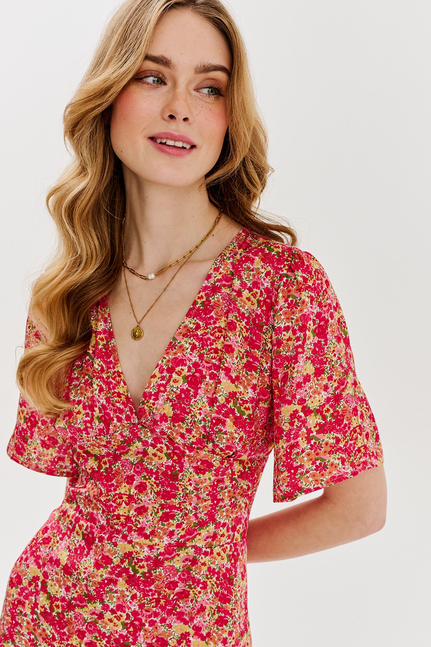 Sukienka midi Sunbeam Petals