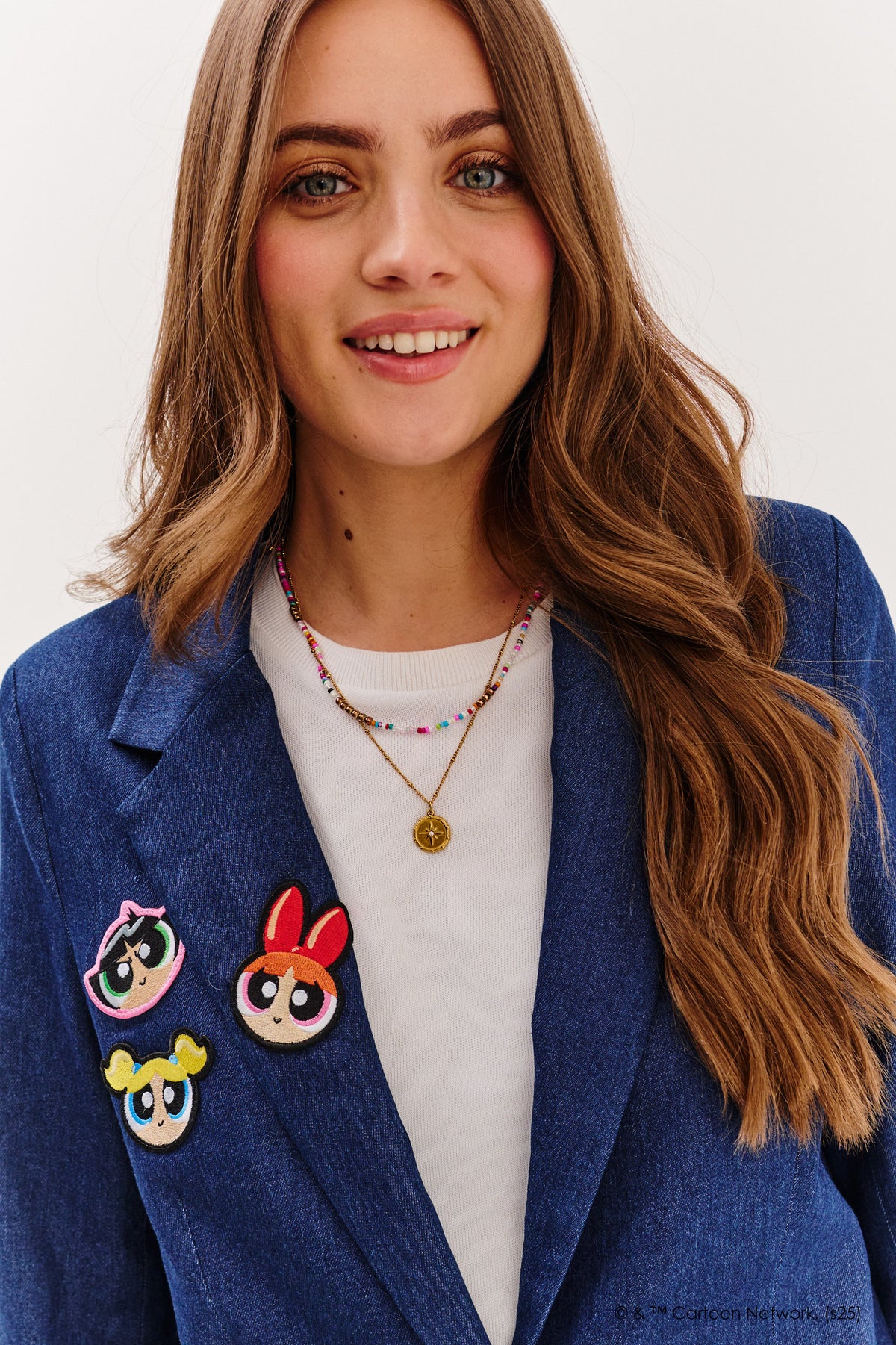 Marynarka jeansowa Powerpuff Girls