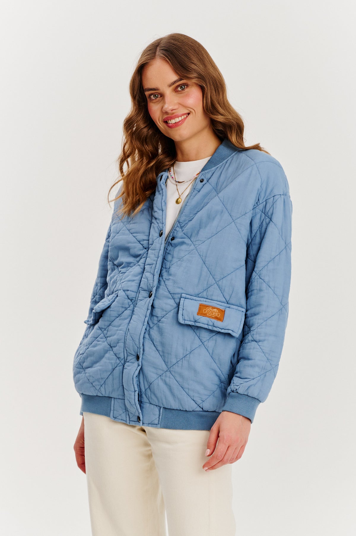 Bomberka pikowana oversize Wind of Change