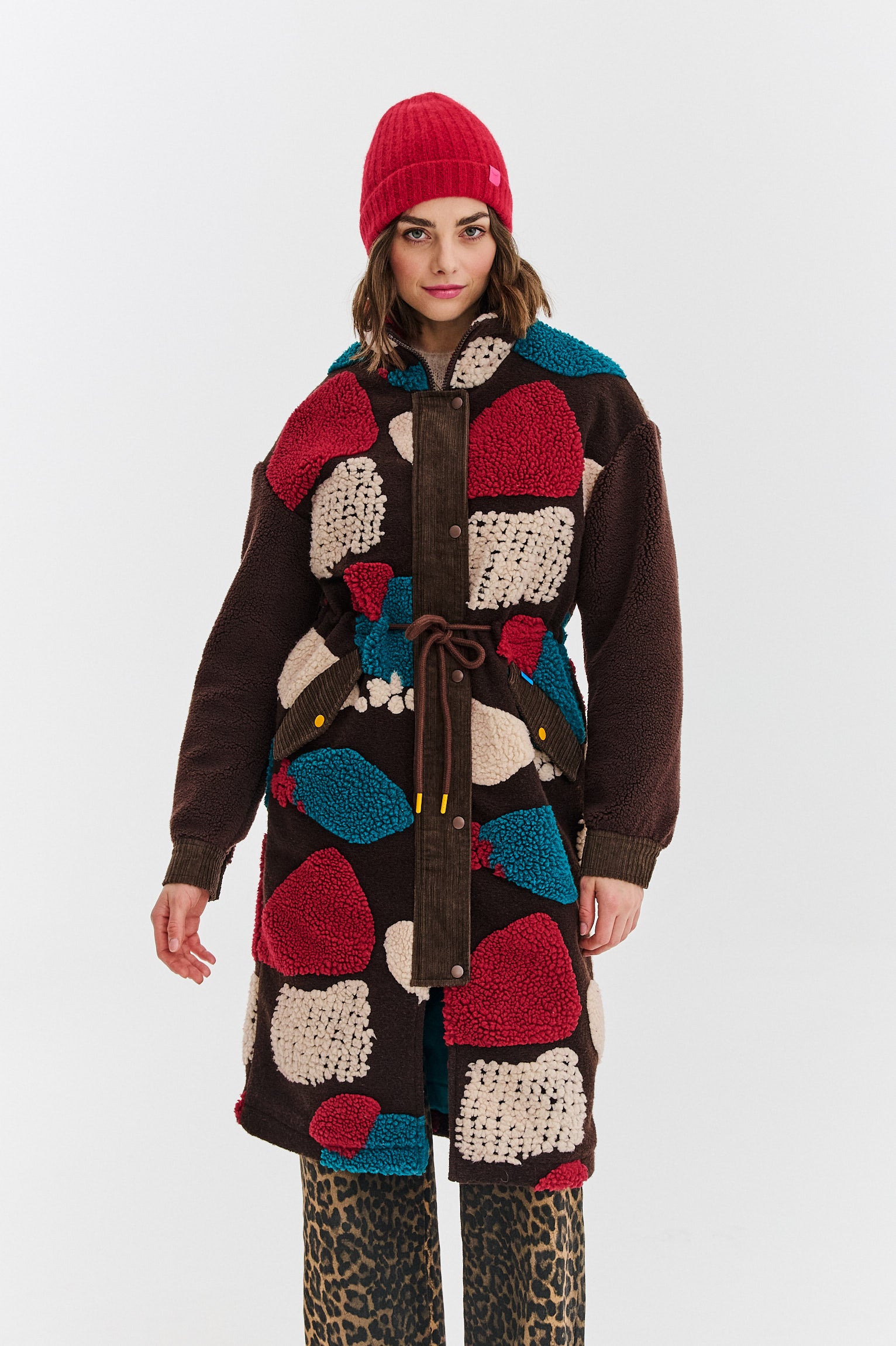 Płaszcz Teddy Jungle Confetti