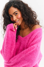 Sweter moherowy Pink Thunder