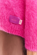 Sweter moherowy Pink Thunder