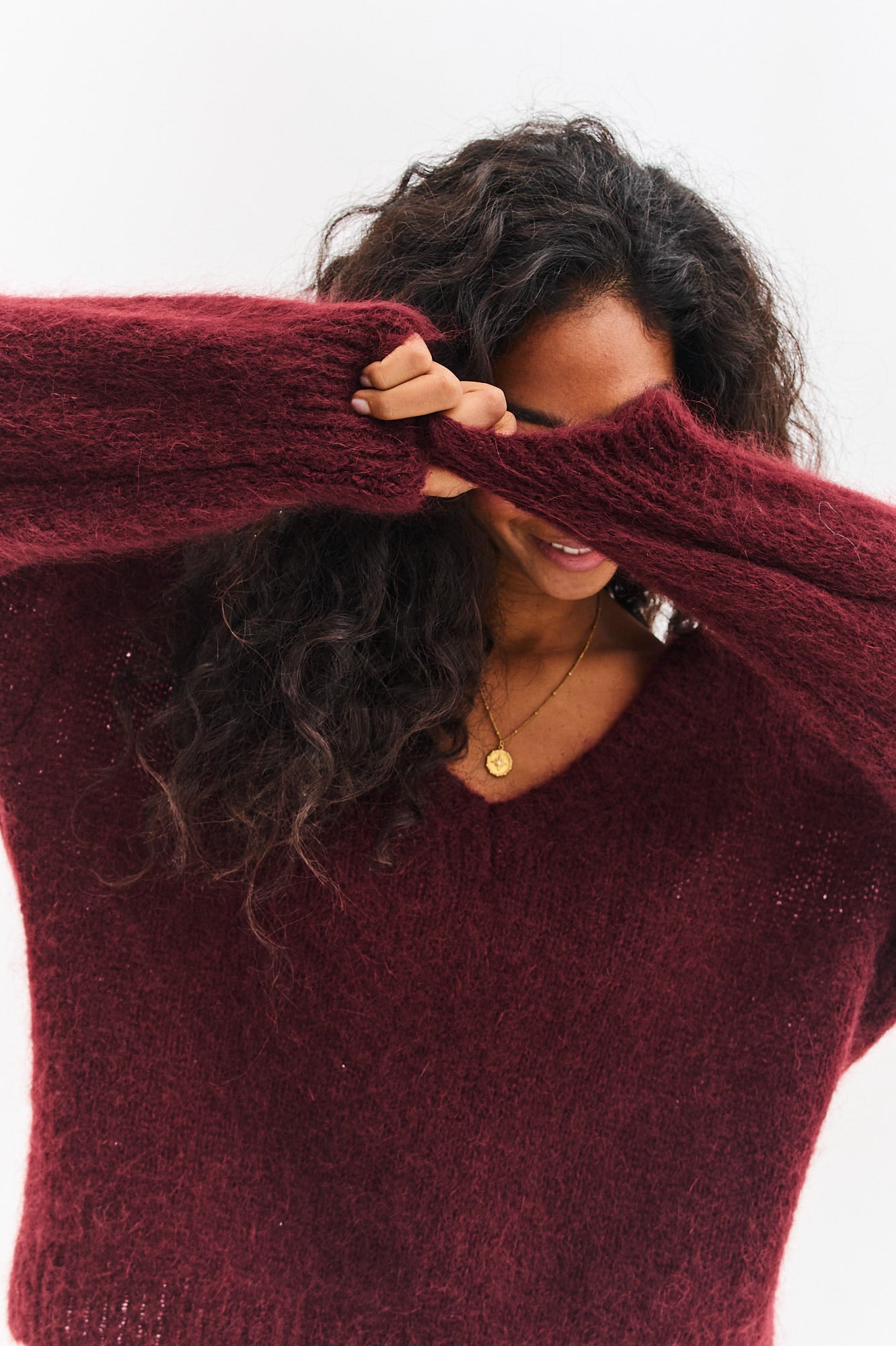 Sweter z wełną Berrylicious