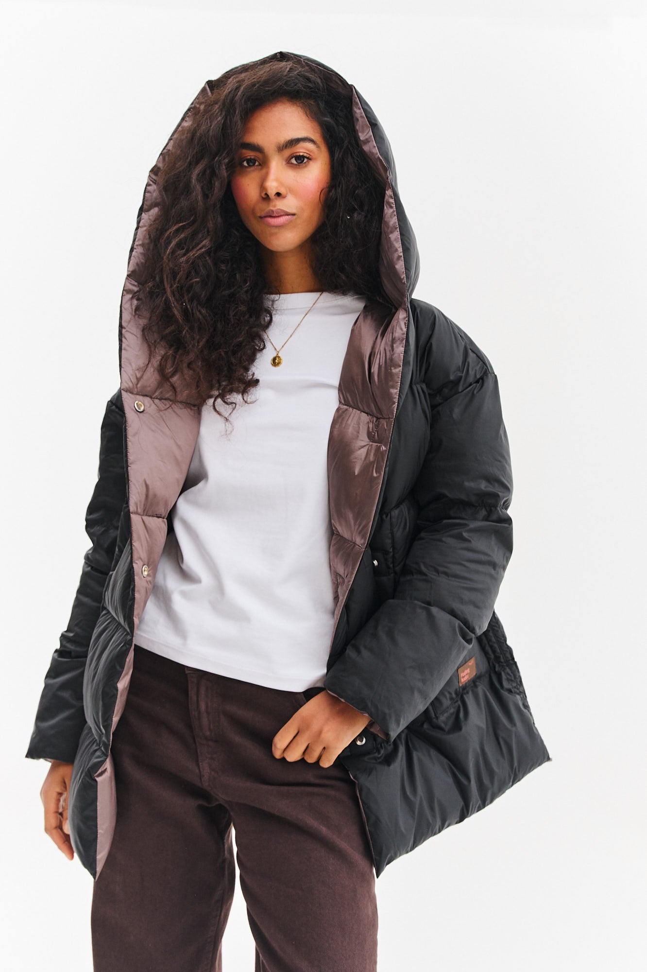 Dwustronna kurtka zimowa Alaska Velvet Earth