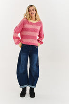 Sweter z wełną Strawberry Cream