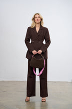 Marynarka taliowana Brown Muse
