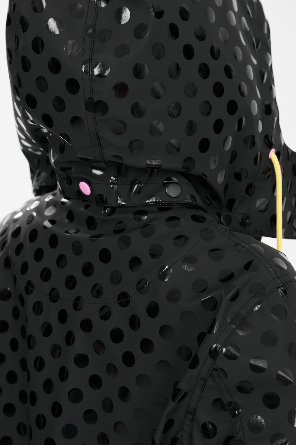 Długa kurtka przeciwdeszczowa Stormy Dots