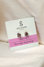 Kolczyki Soul Stones Amethyst