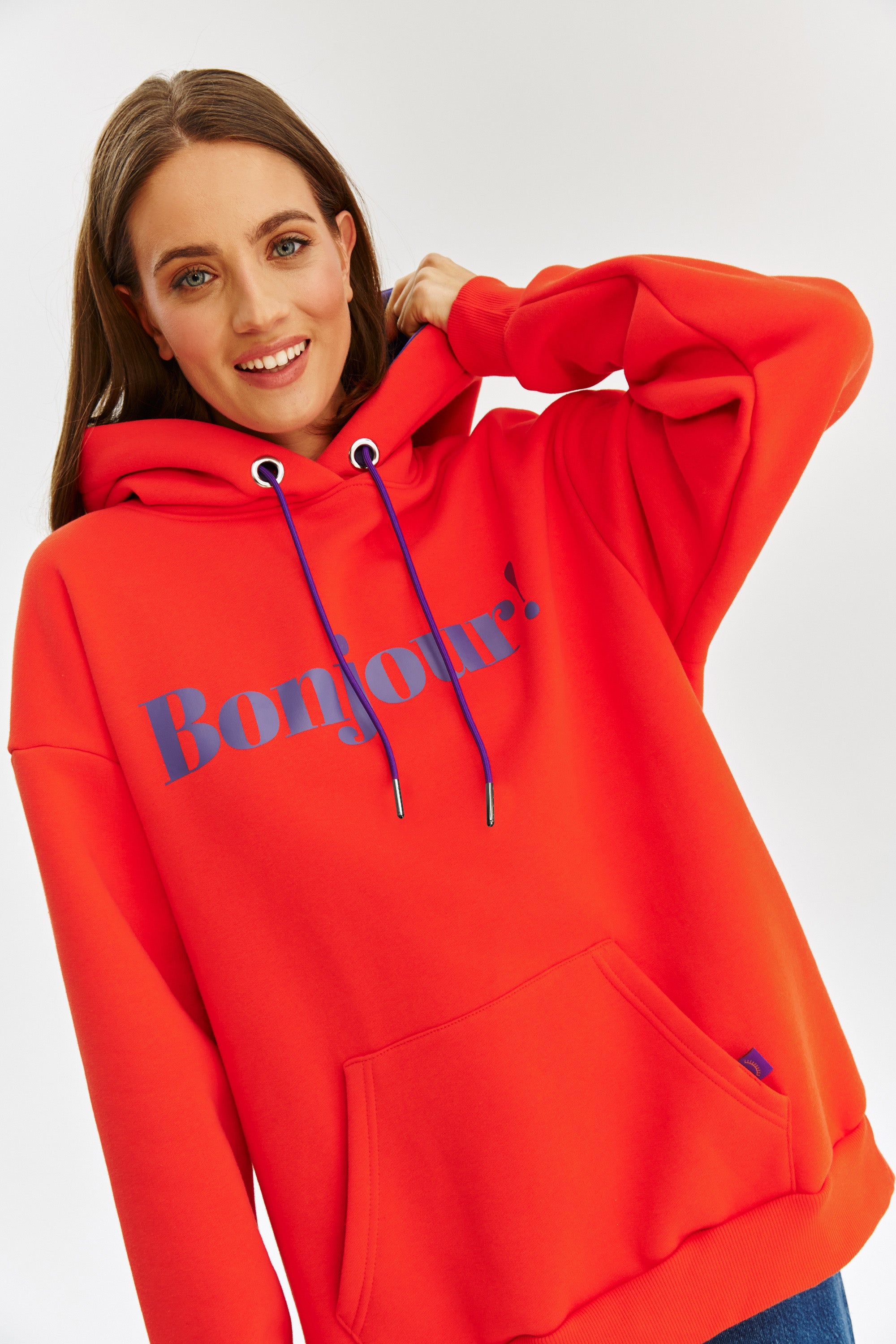 Bluza z kapturem Bonjour Adieu