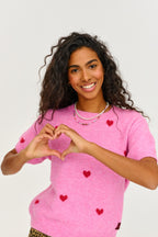 Sweter z krótkim rękawem Heartbeat